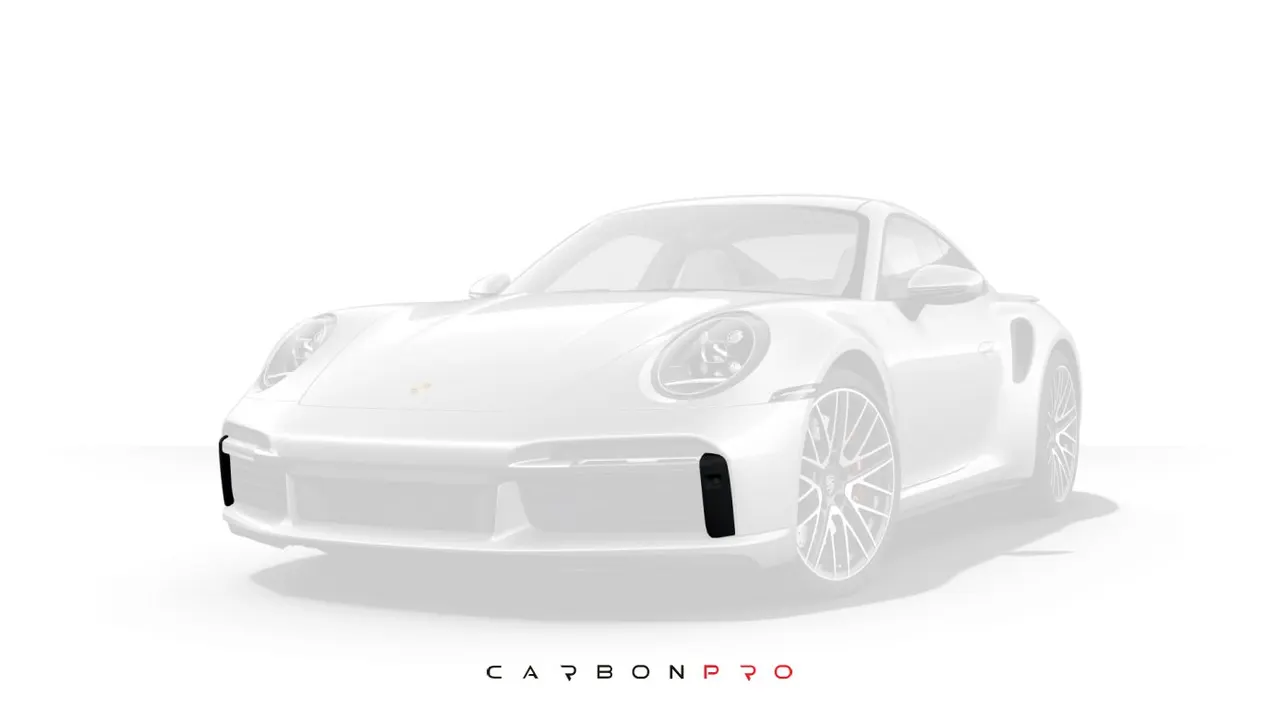 Carbon front bumper intakes