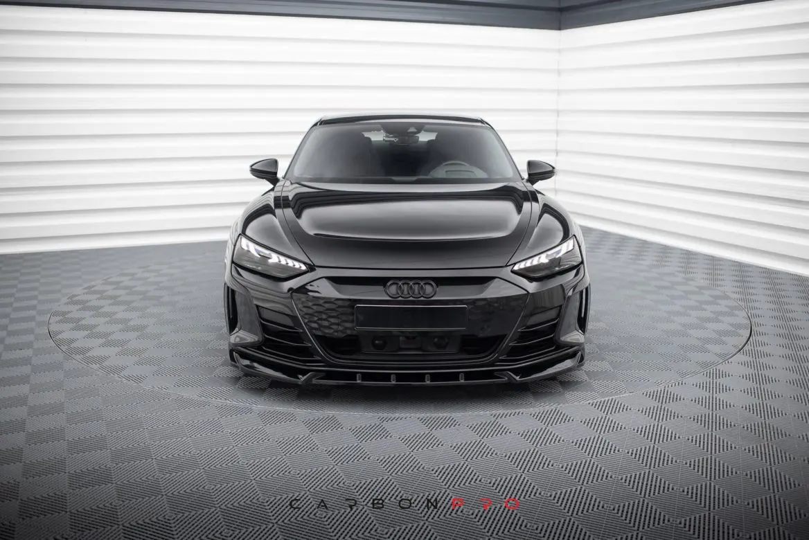 CARBON FRONT SPLITTER V.1 AUDI E-TRON GT / RS GT MK1