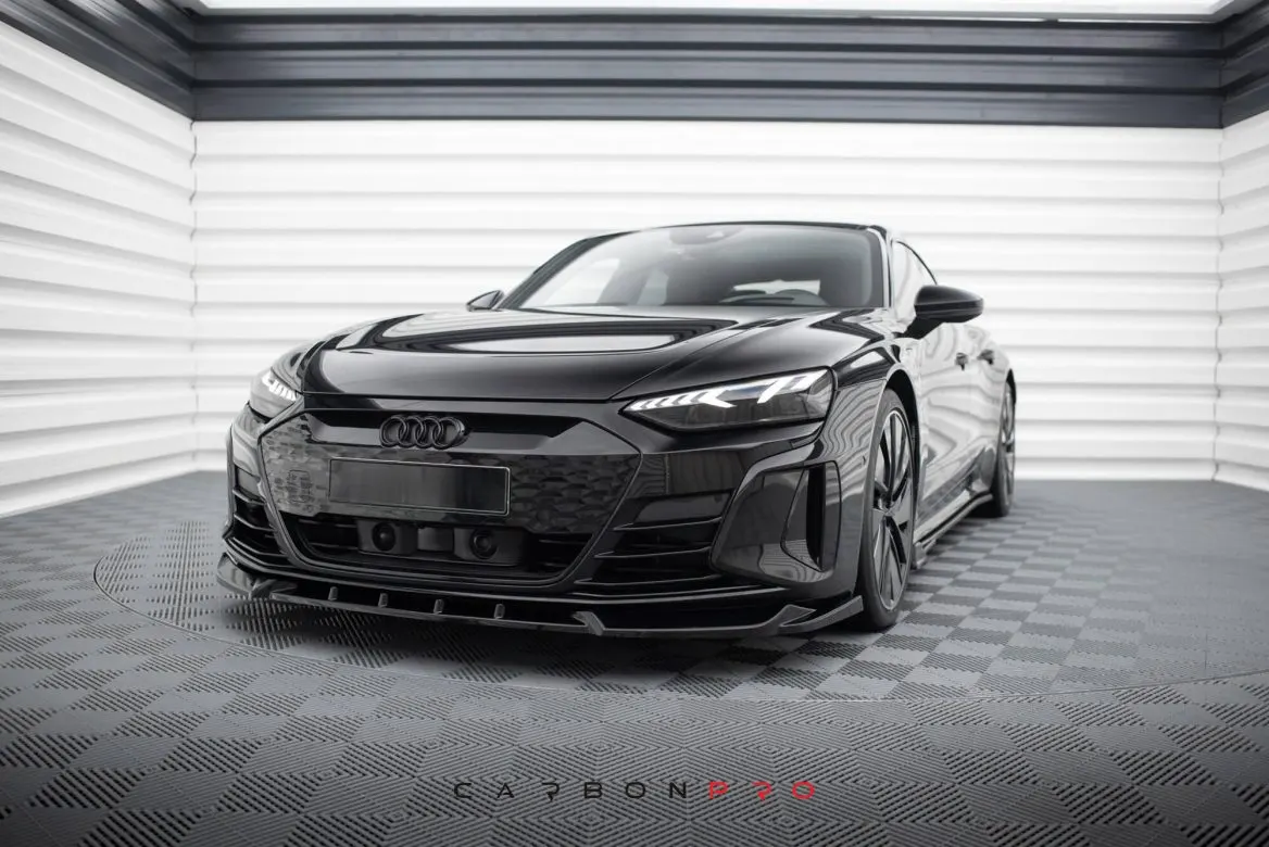 CARBON FRONT SPLITTER V.1 AUDI E-TRON GT / RS GT MK1