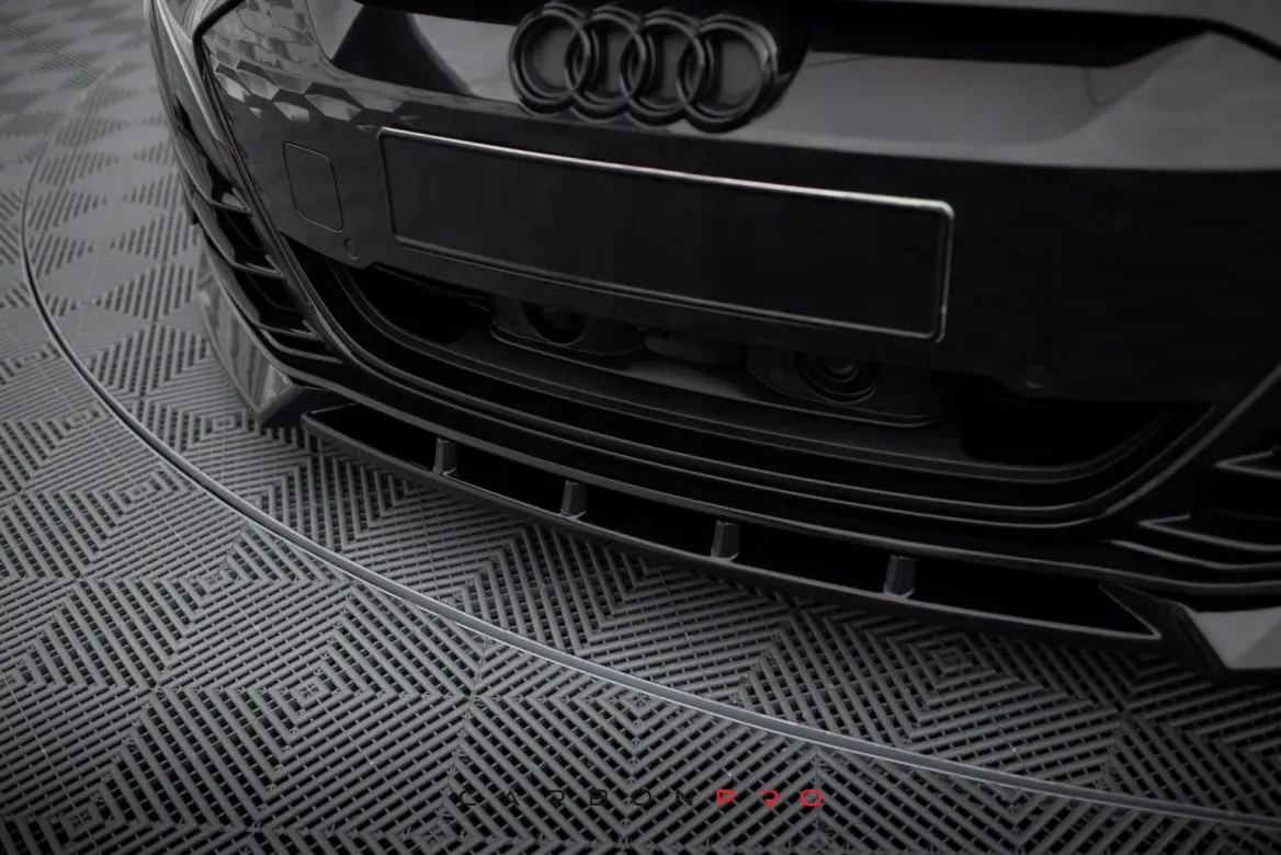 CARBON FRONT SPLITTER V.1 AUDI E-TRON GT / RS GT MK1