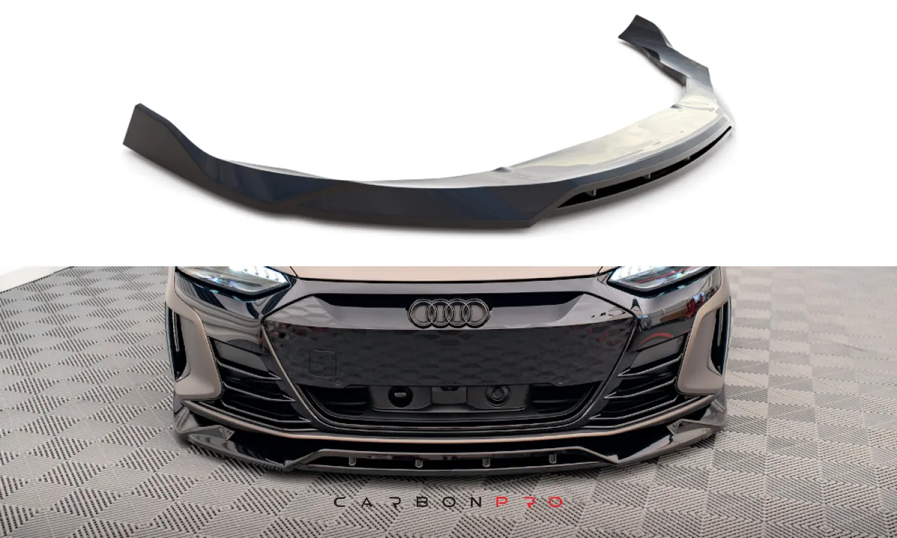CARBON FRONT SPLITTER V.2 AUDI E-TRON GT / RS GT MK1