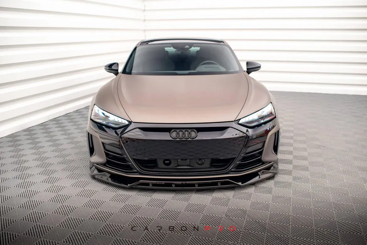 CARBON FRONT SPLITTER V.2 AUDI E-TRON GT / RS GT MK1