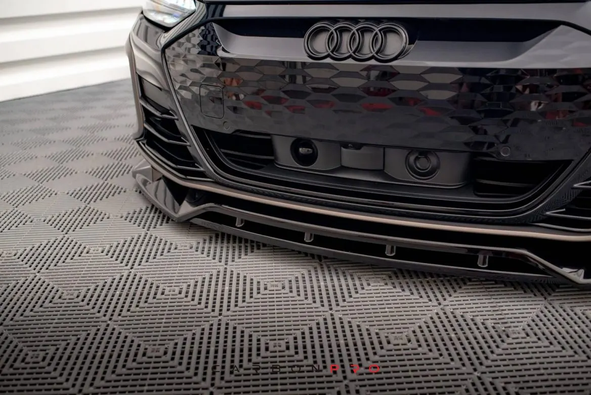 CARBON FRONT SPLITTER V.2 AUDI E-TRON GT / RS GT MK1