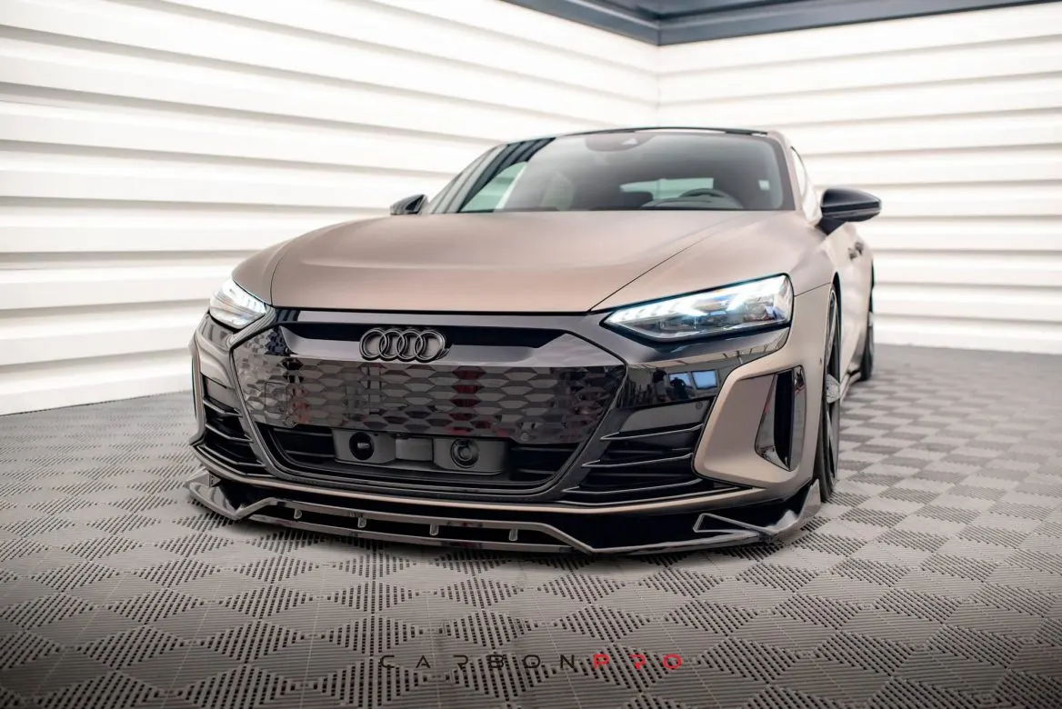CARBON FRONT SPLITTER V.2 AUDI E-TRON GT / RS GT MK1