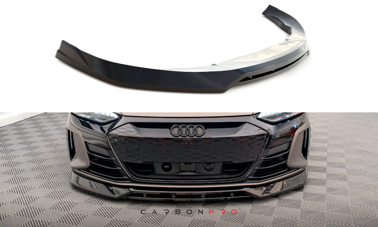 CARBON FRONT SPLITTER V.3 AUDI E-TRON GT / RS GT MK1