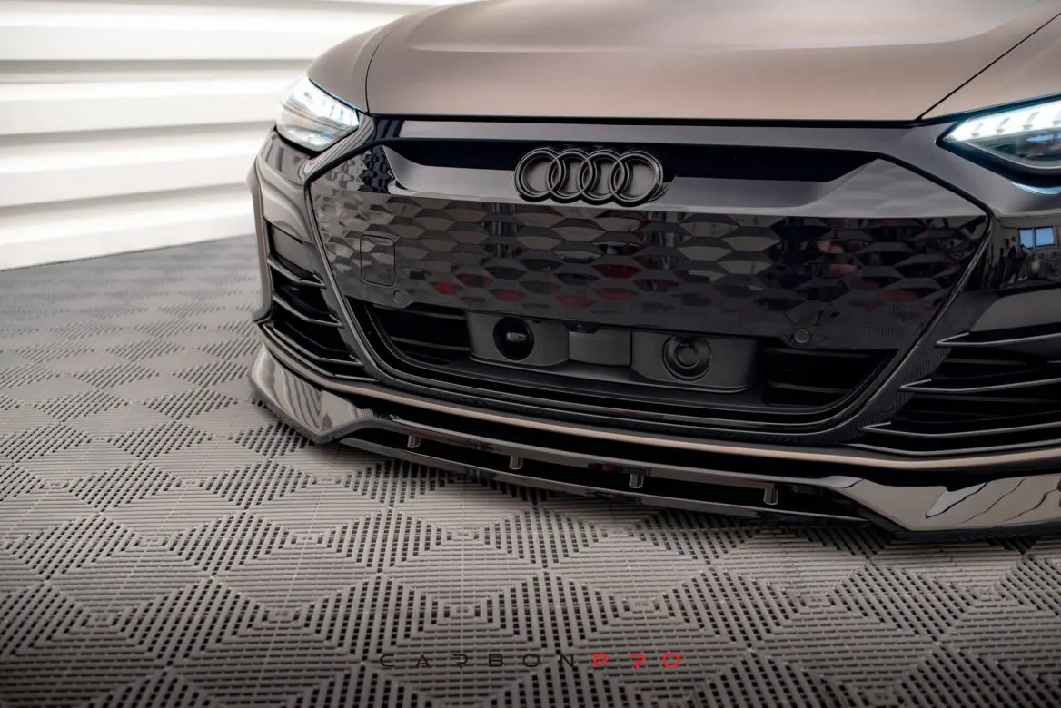 CARBON FRONT SPLITTER V.3 AUDI E-TRON GT / RS GT MK1