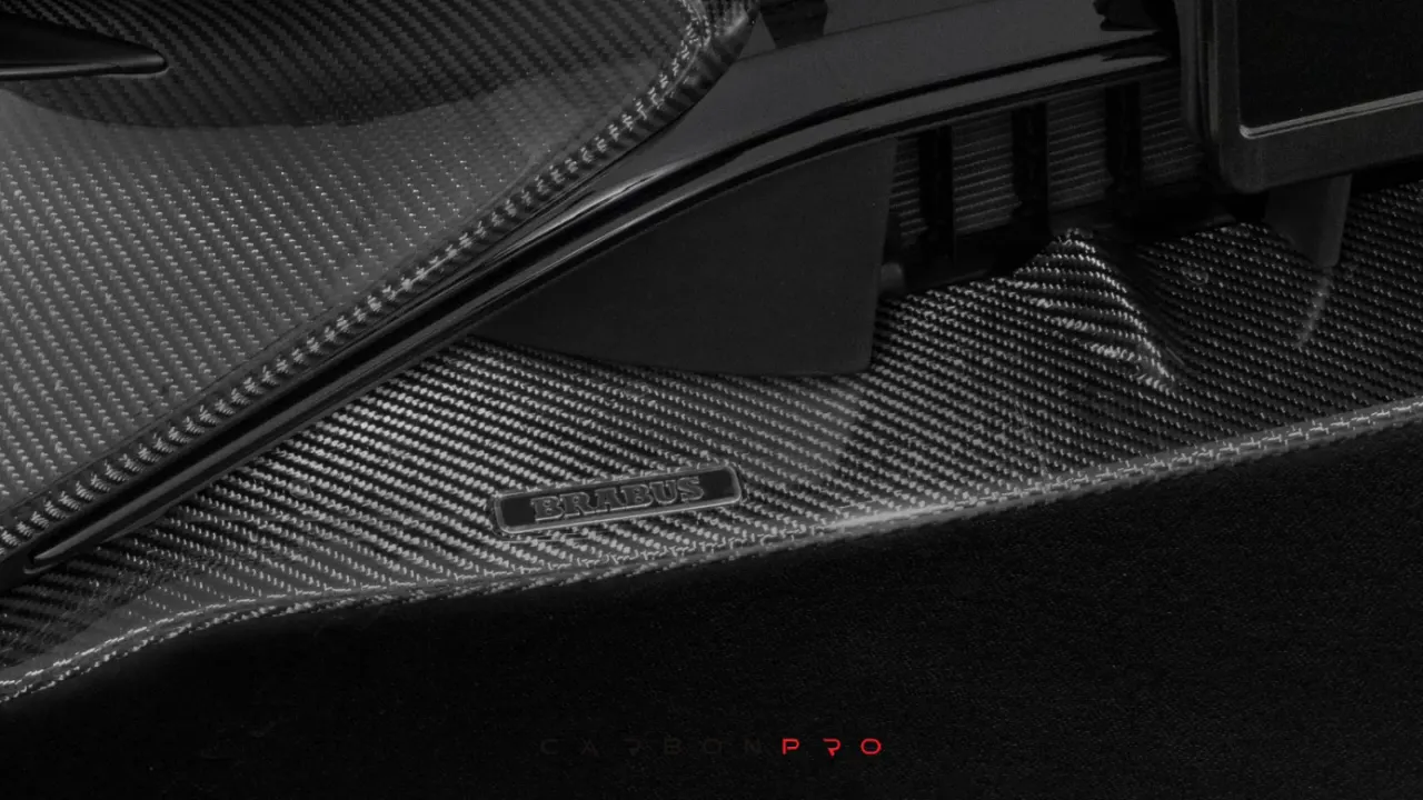 Carbon front spoiler