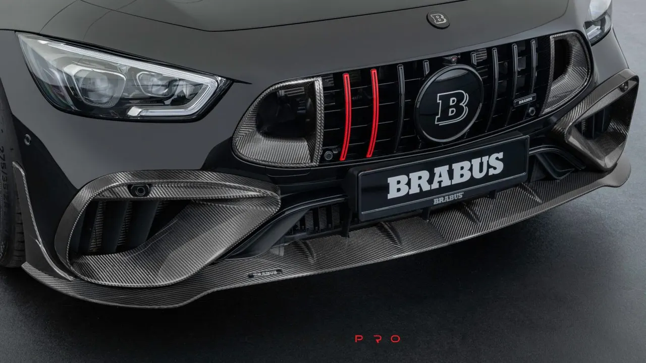 Carbon front spoiler