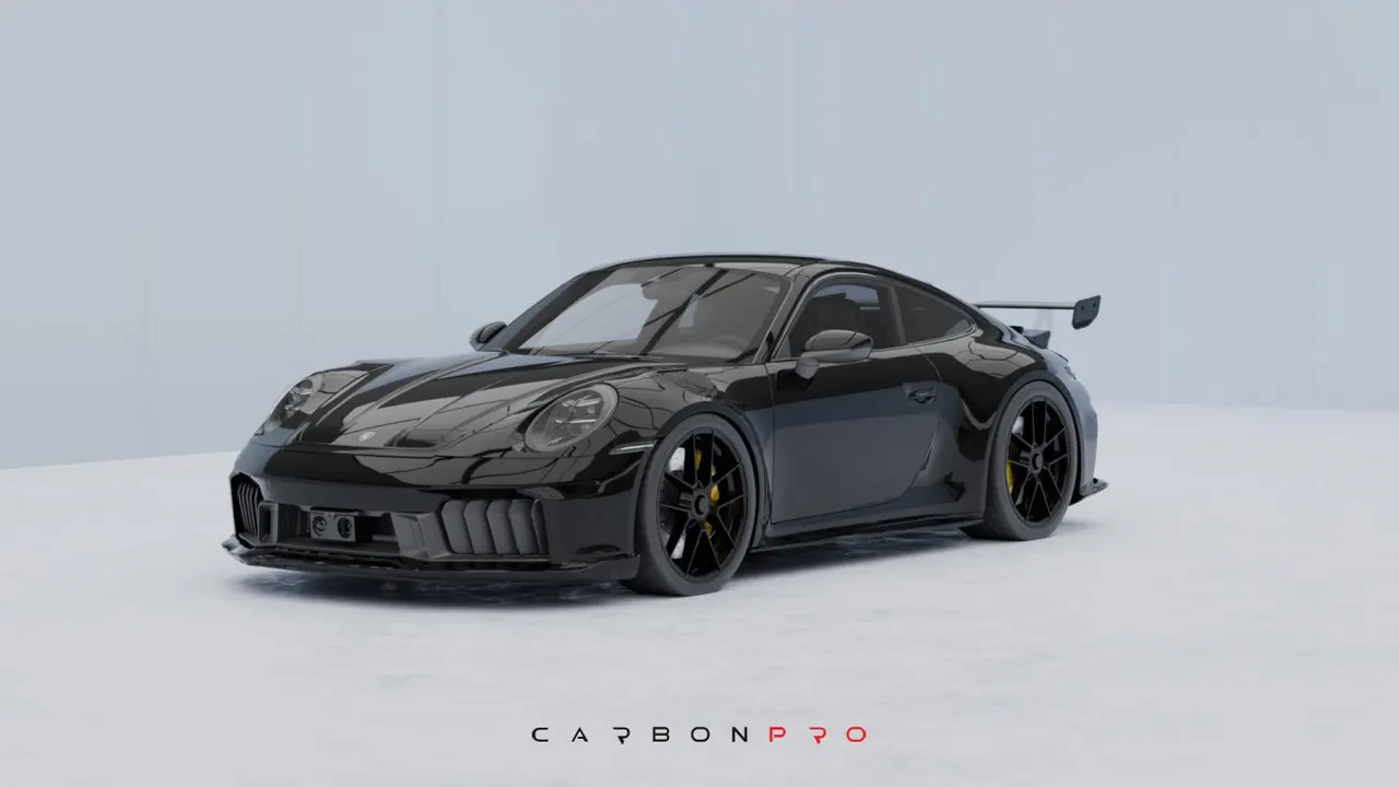 Carbon Front Spoiler for 992.2 Carrera from MY2025