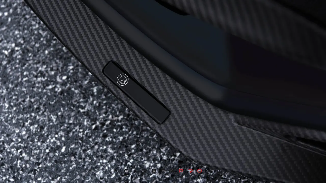 Carbon front spoiler lip