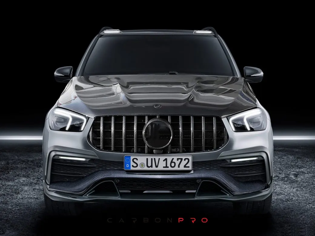 Carbon front bumper lip