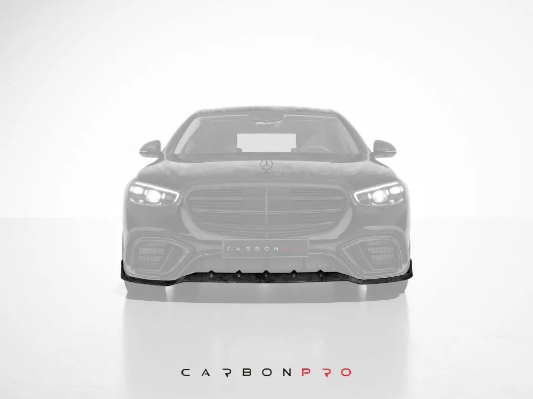 Carbon front spoiler lip