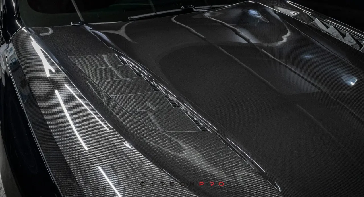 Carbon hood with gills SHARK