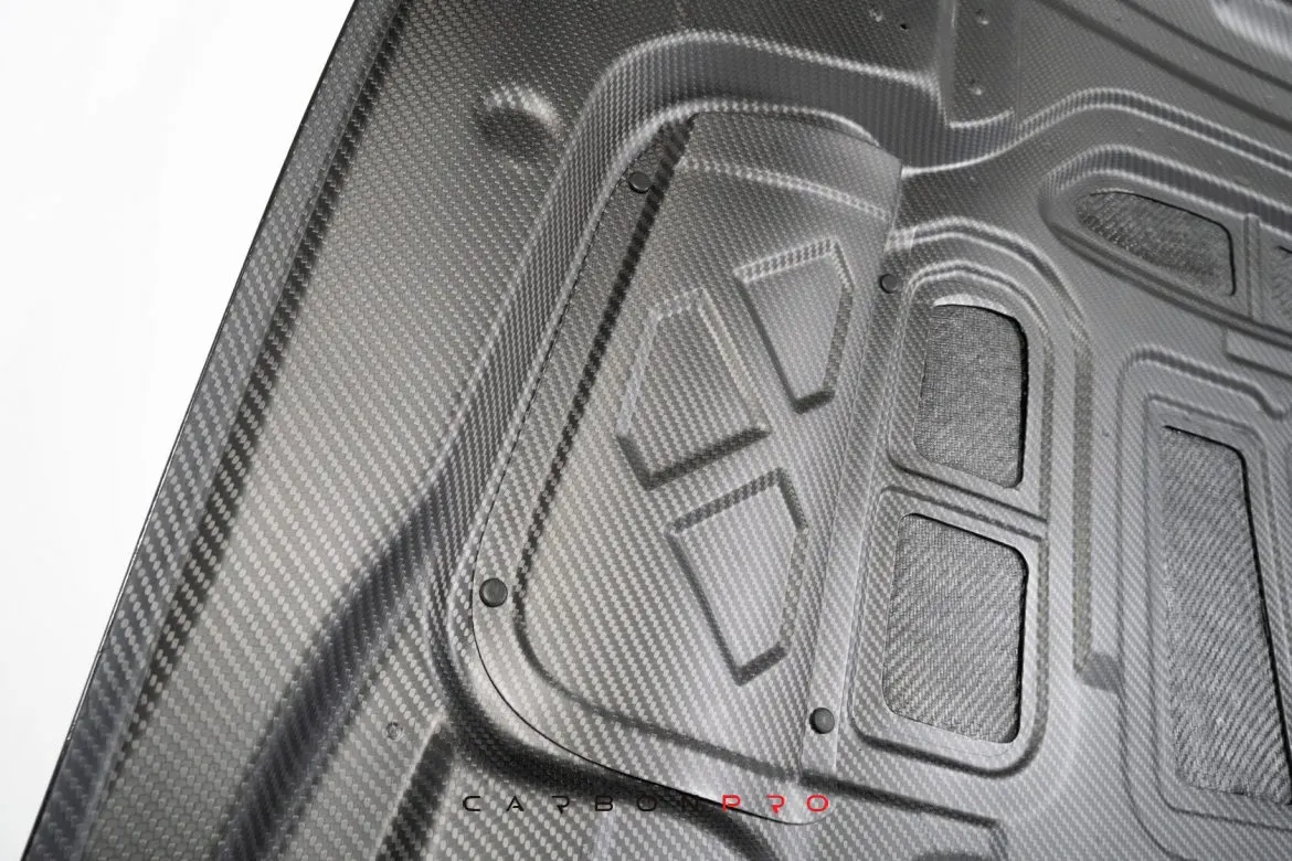 Carbon hood with gills SHARK