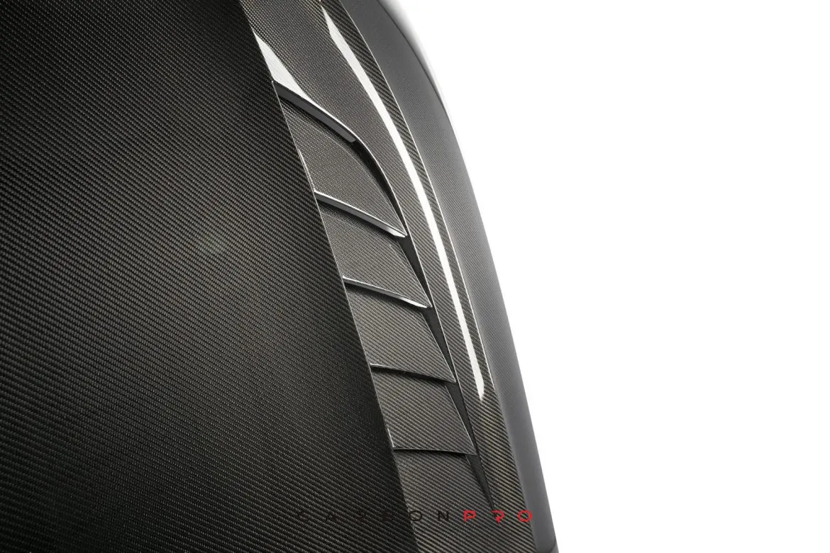 Carbon hood with gills SHARK
