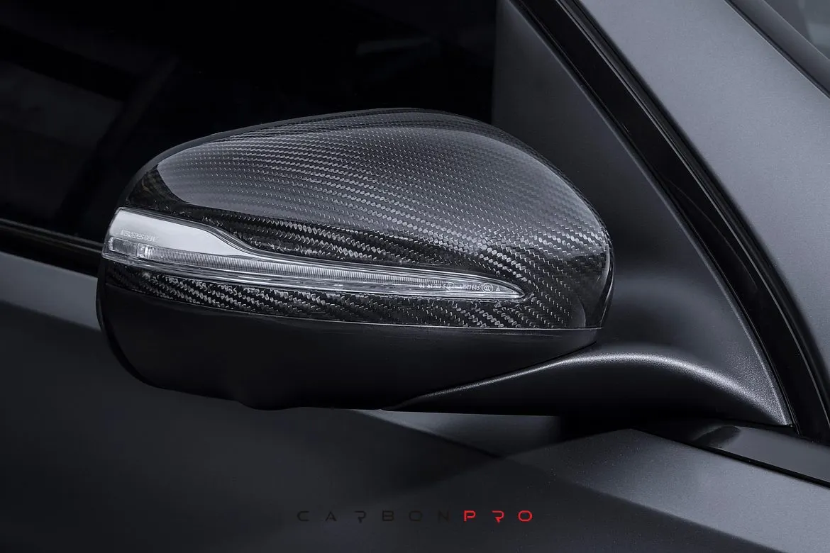 Carbon mirror caps