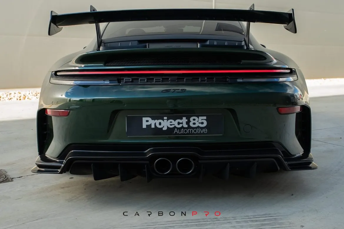 Carbon Rear Apron Lower Part for 992.2 GT3