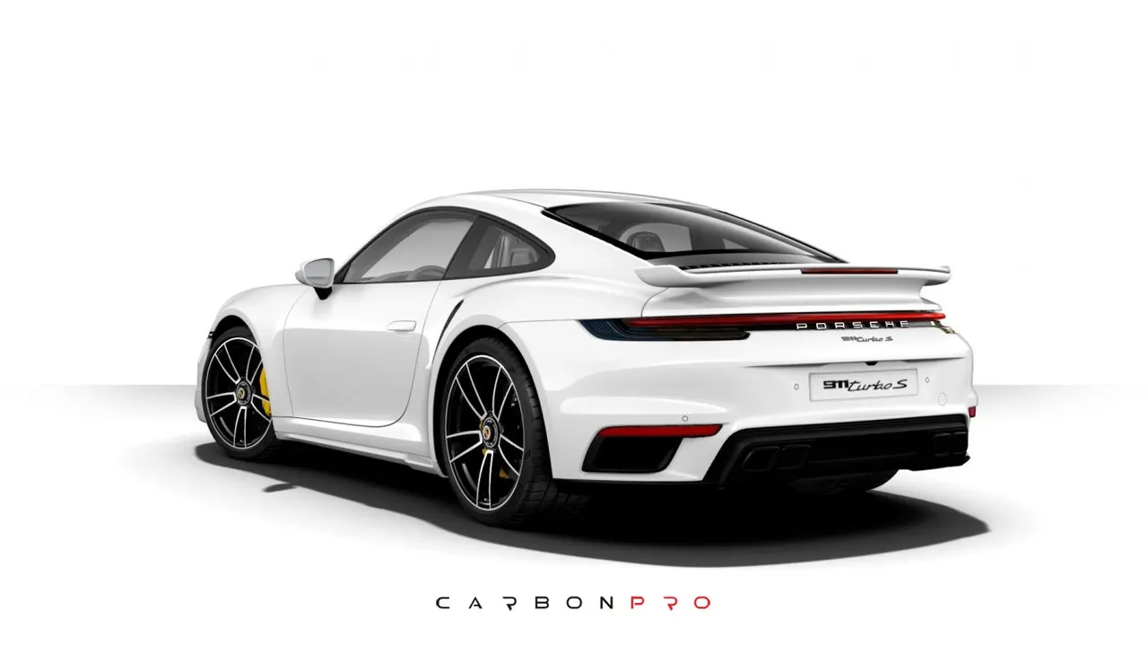 Carbon rear bumper air intakes