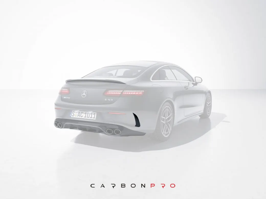 Carbon rear bumper fins