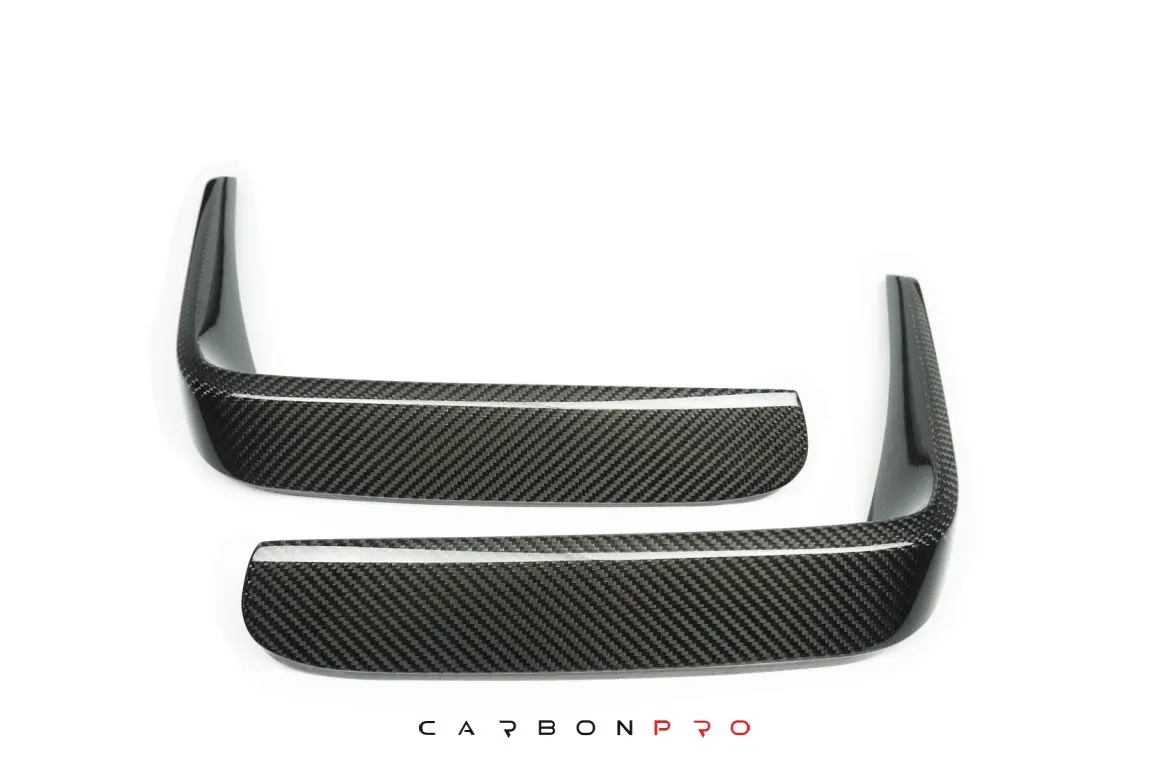 Carbon rear bumper inserts SHARK GC