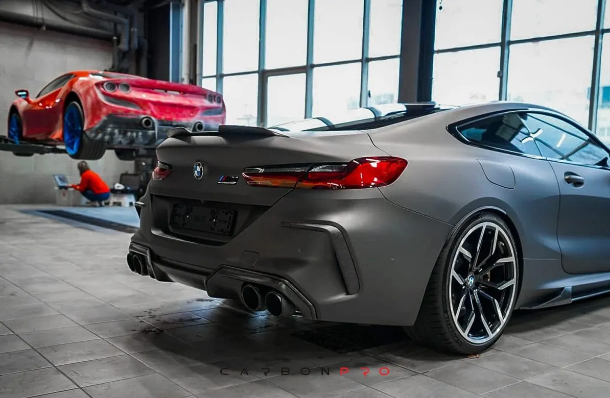 Carbon rear bumper inserts SHARK GC
