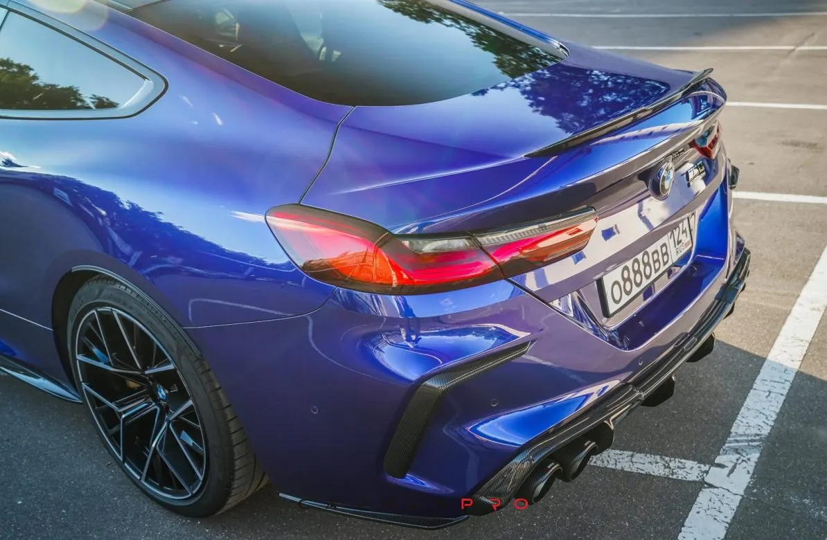 Carbon rear bumper inserts SHARK GC