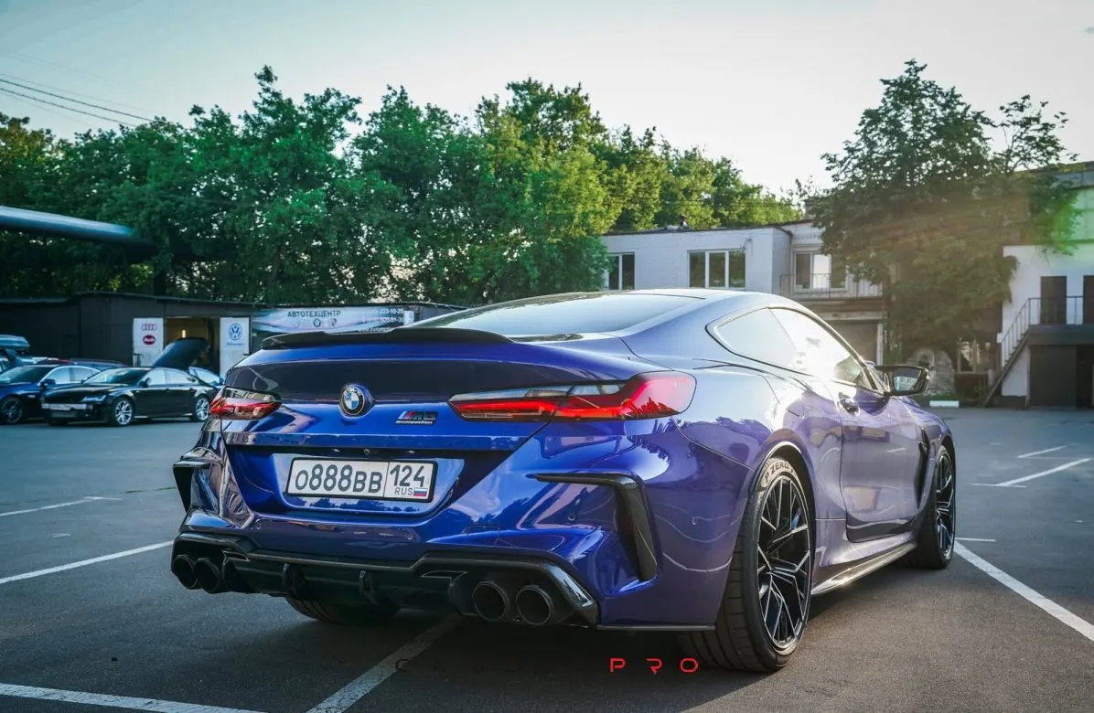 Carbon rear bumper inserts SHARK GC