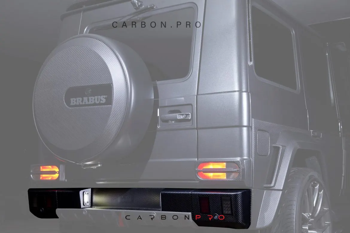 Carbon rear bumper