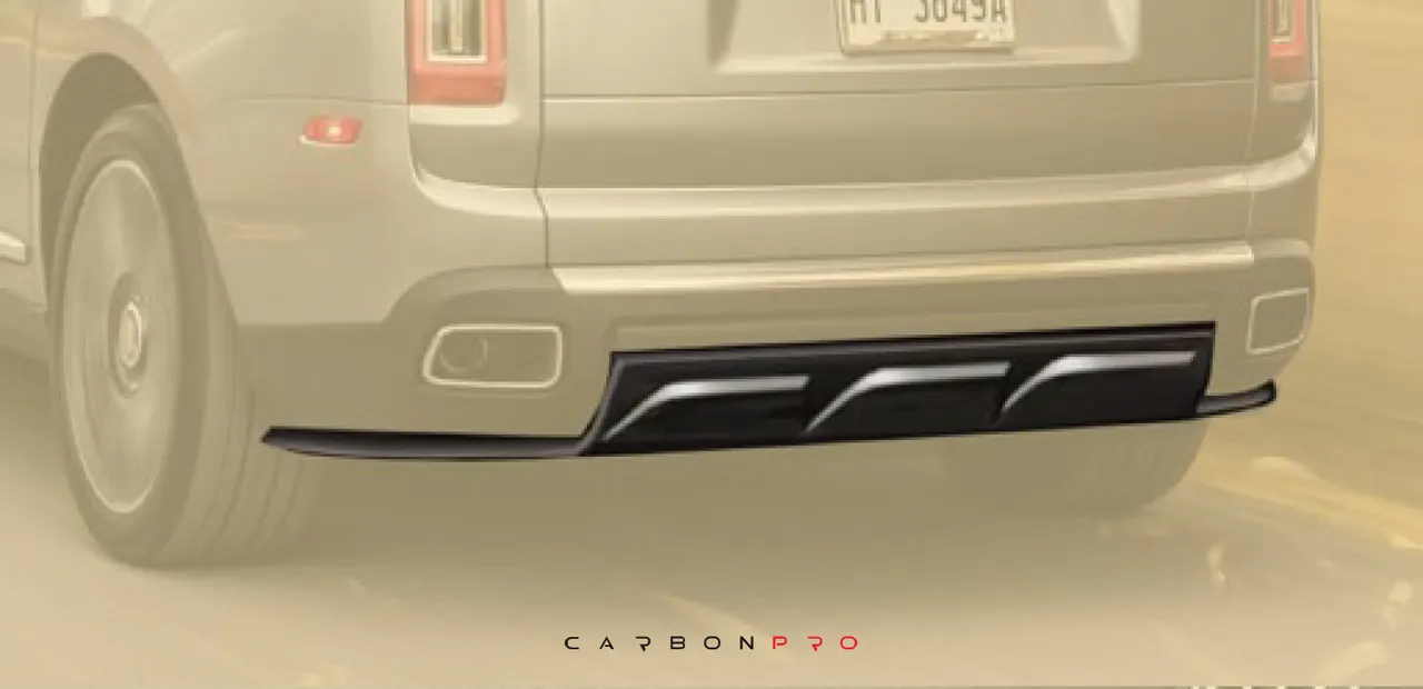 Rear diffuser for OEM rear bumper ( car with towbar )