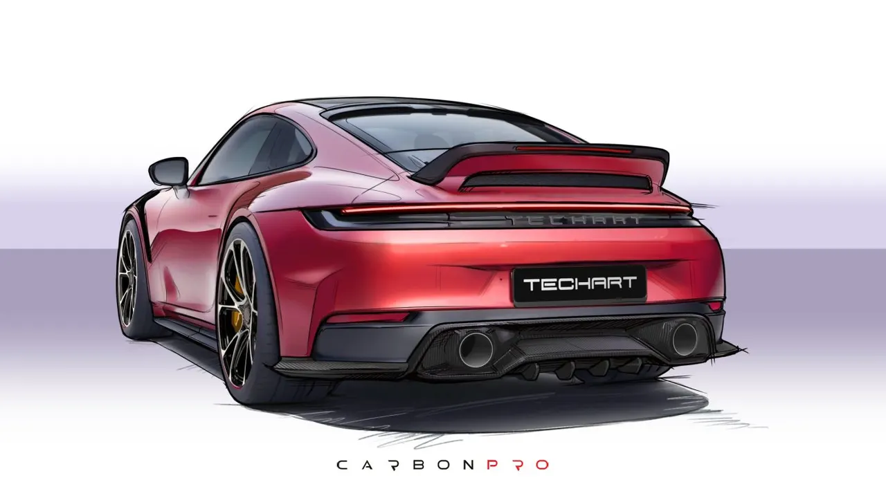 Carbon Rear Diffuser incl. Carbon Aero Wings for 992.2 Carrera / GTS from MY2025