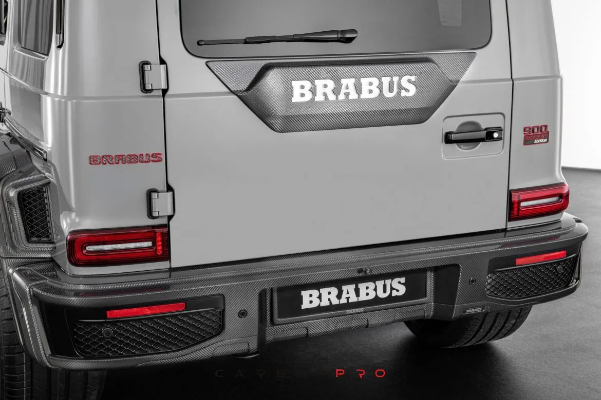 Carbon rear door attachment Rocket