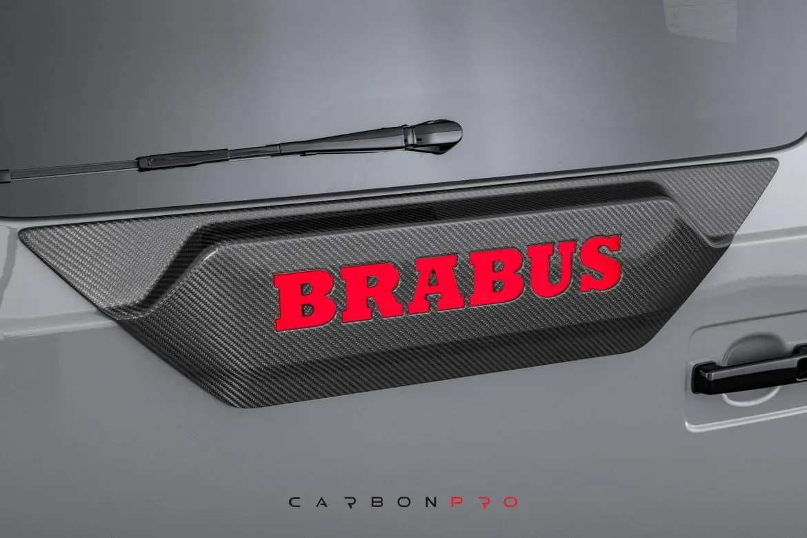 Carbon rear door attachment Rocket