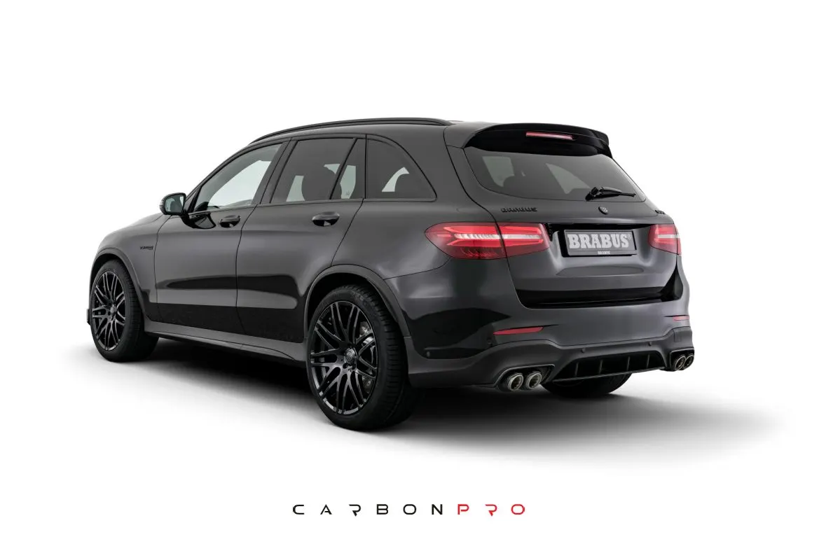 Carbon rear tail pipe frames