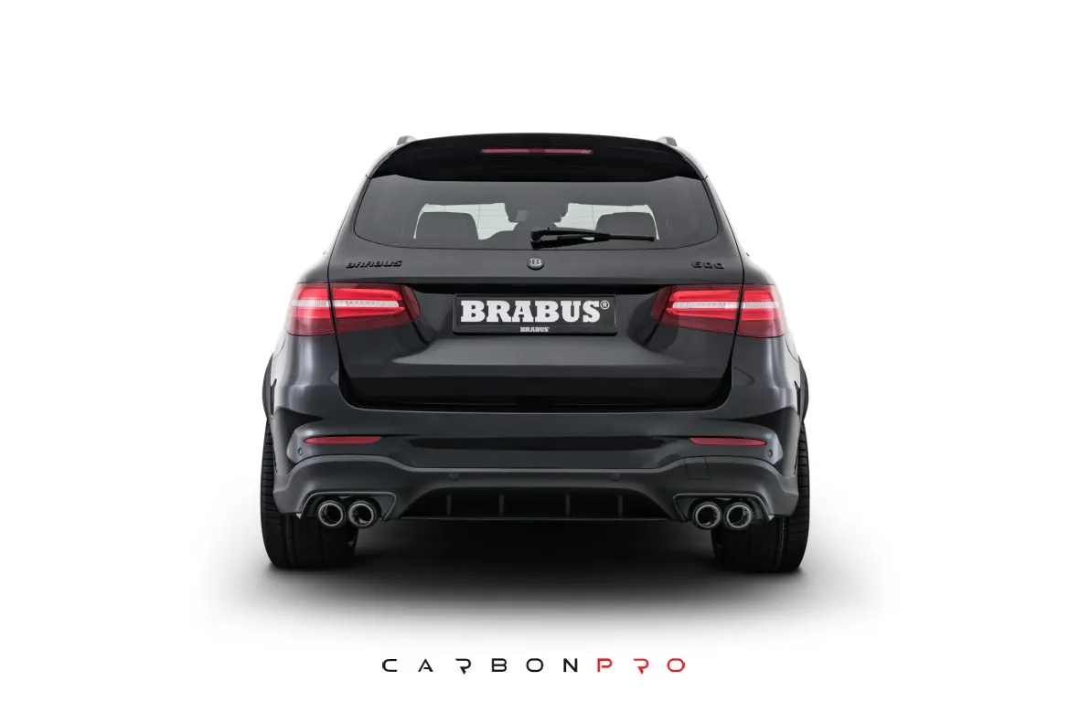 Carbon rear tail pipe frames
