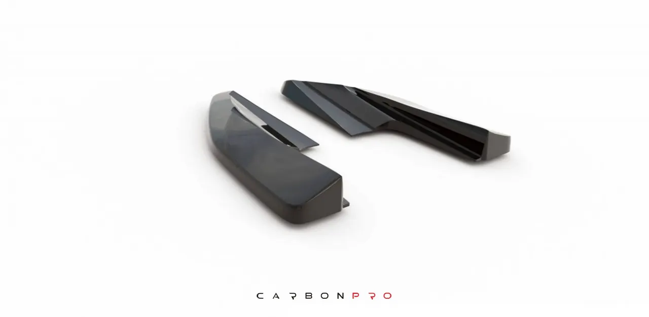 CARBON REAR SIDE SPLITTERS V.1 AUDI E-TRON GT / RS GT MK1