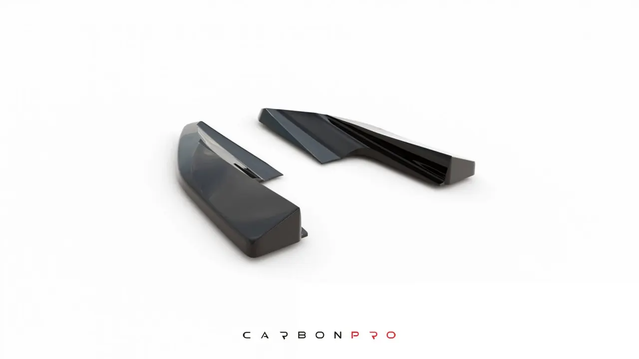 CARBON REAR SIDE SPLITTERS V.2 AUDI E-TRON GT / RS GT MK1