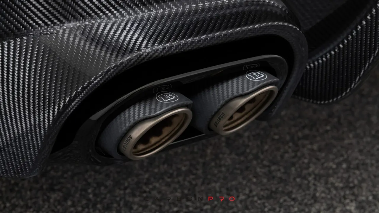 CARBON REAR SKIRT