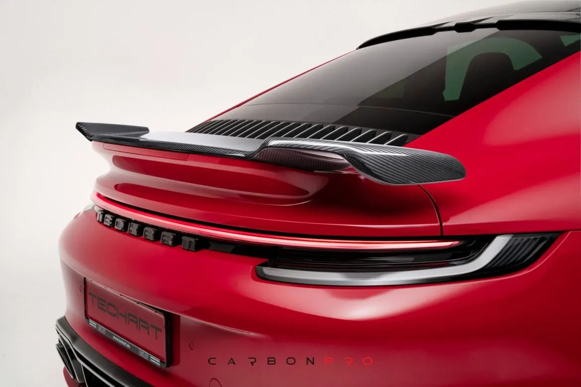 Carbon Rear Spoiler I for 992 Turbo (S)