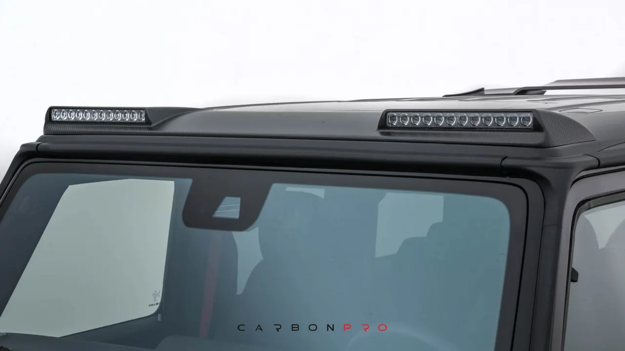 Carbon roof attachment