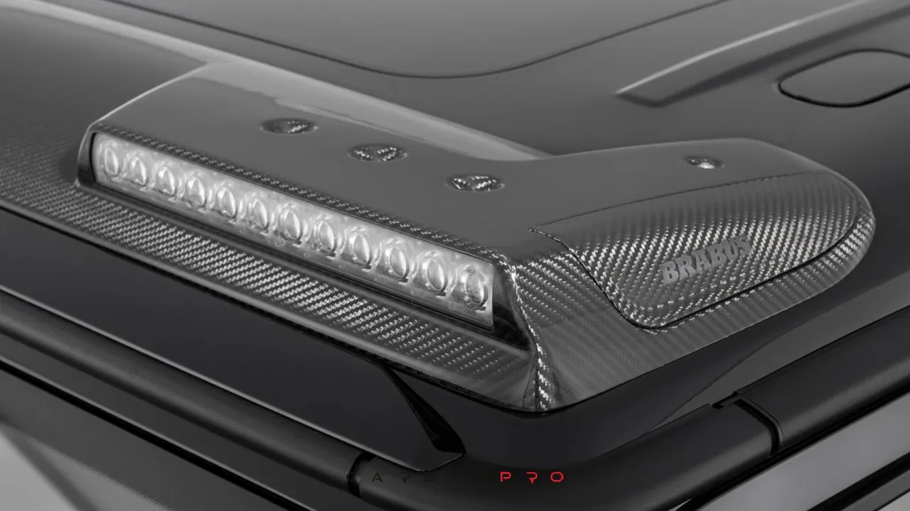 Carbon roof attachment