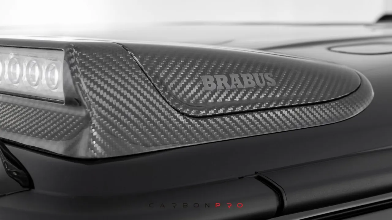 Carbon roof attachment