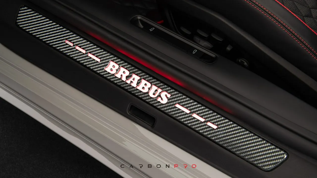 Carbon scuff plates