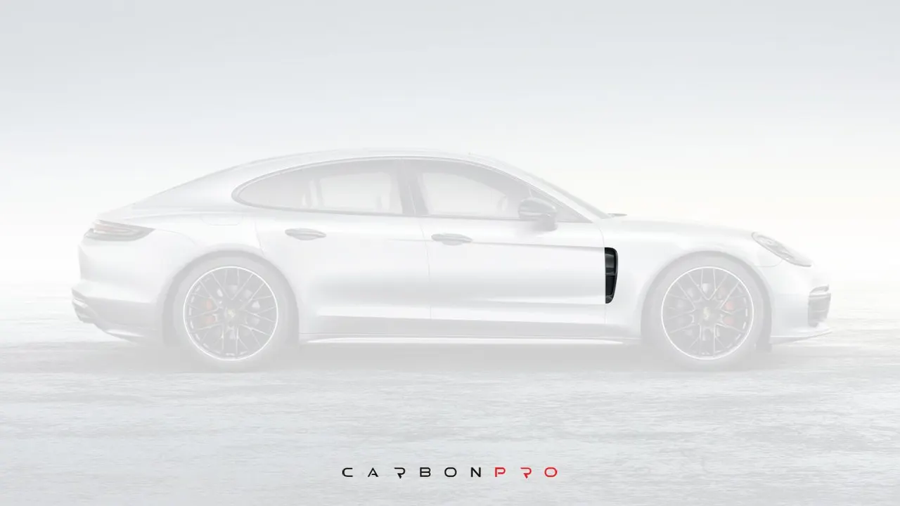 Carbon side air intakes Porsche Design