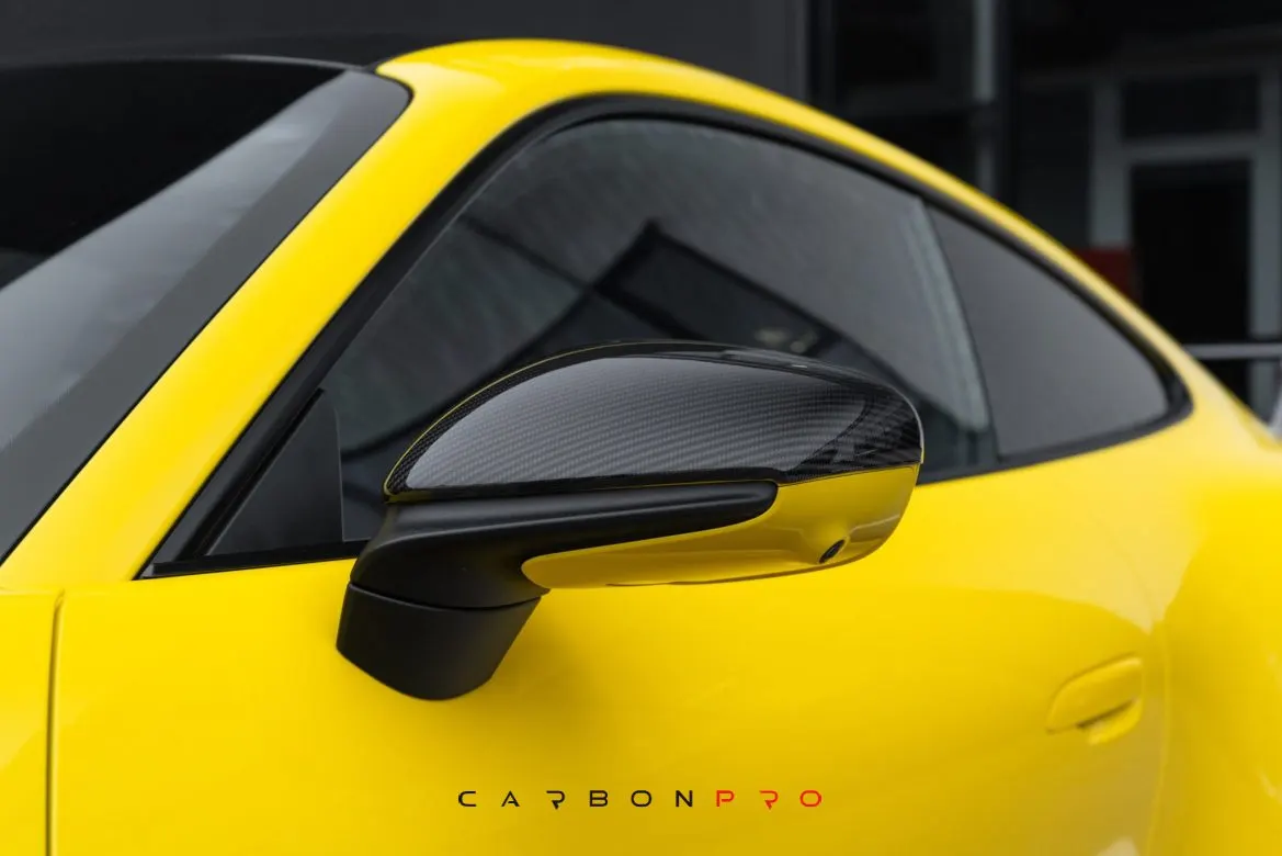Carbon Side Mirror Trims for 992