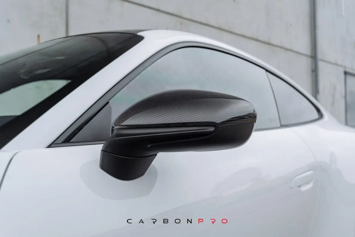Carbon Side Mirror Trims for 992