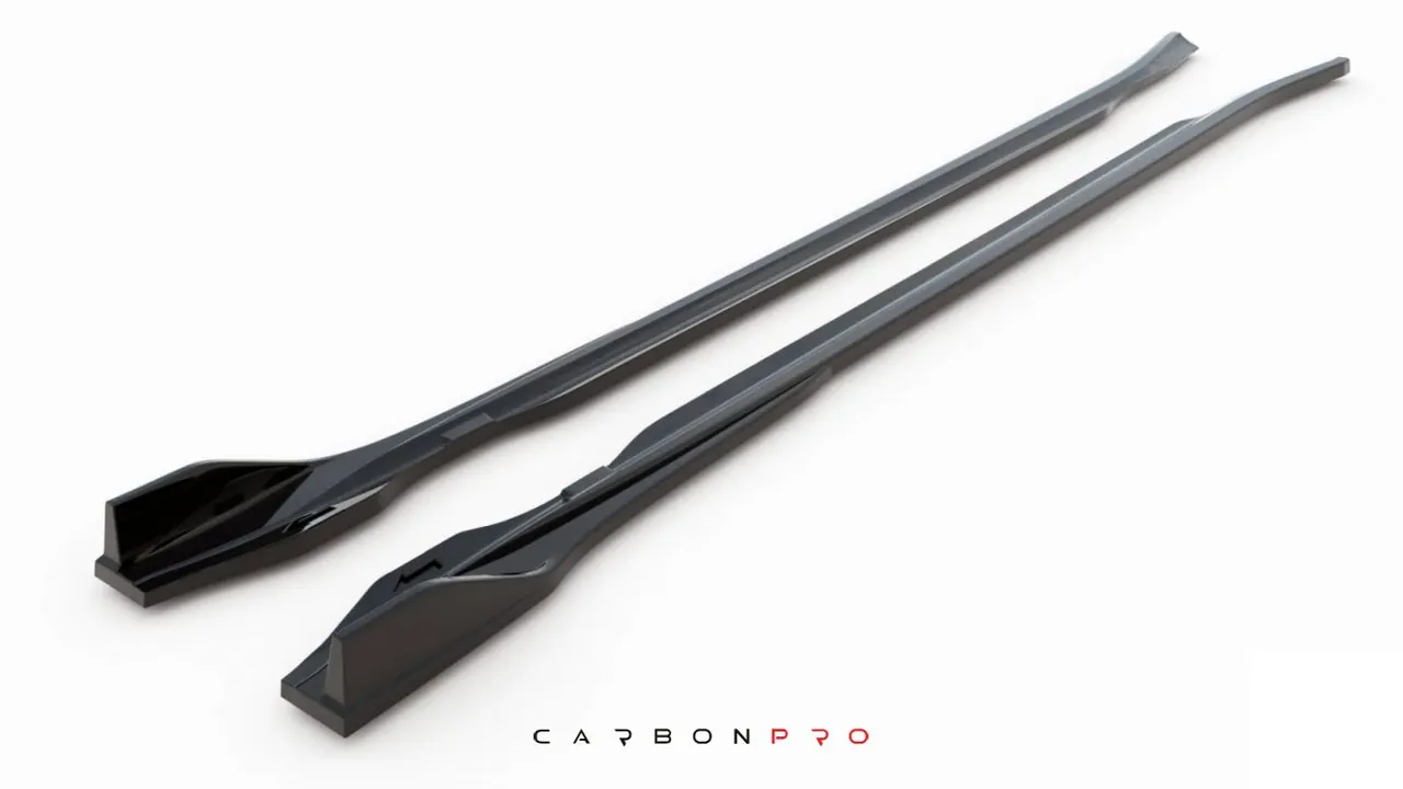 CARBON SIDE SKIRTS DIFFUSERS V.2 AUDI E-TRON GT / RS GT MK1