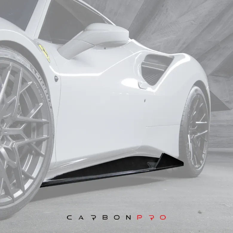 Carbon side skirts Ferrari 488 Diavolo