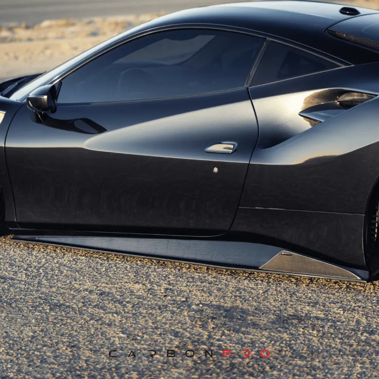 Carbon side skirts Ferrari 488 Diavolo