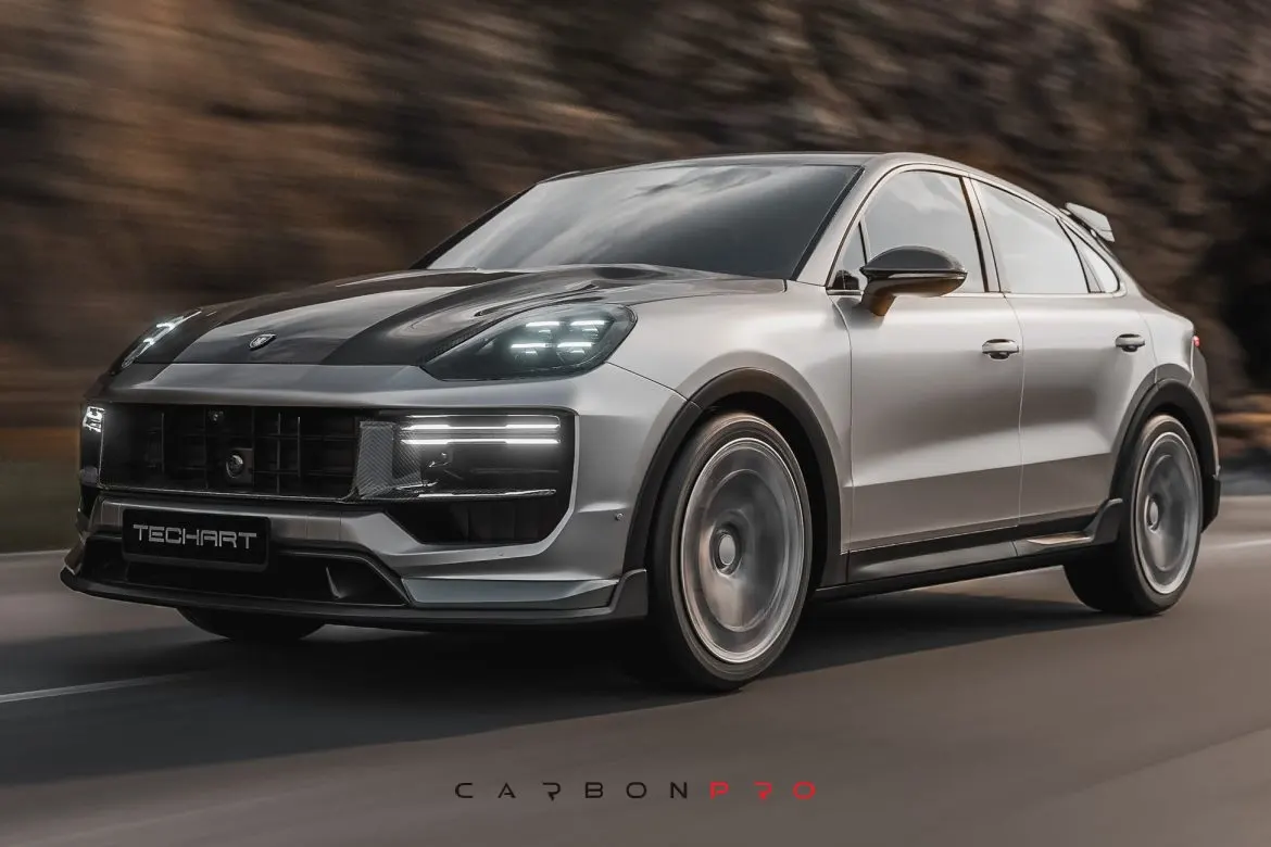 Carbon Trim Aerokit for E3.2 Cayenne Coupe