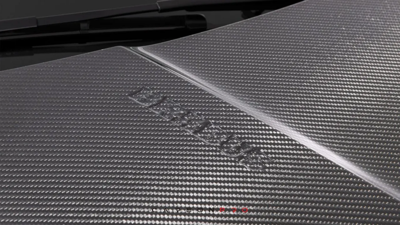 Carbon trunk hood